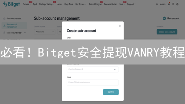 必看！Bitget安全提现VANRY教程 | 实用技巧+防骗指南